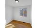 Minimalist bedroom featuring natural light, and hardwood floors at 2928 Sheffield Dr, Indianapolis, IN 46229