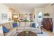 Spacious living room with an open floor plan and a clear view of dining and kitchen areas at 355 E Ohio St # 221, Indianapolis, IN 46204