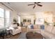Bright living area with hardwood floors, neutral decor, and lots of natural light at 355 E Ohio St # 221, Indianapolis, IN 46204