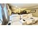 Finished basement with home theater seating and collectibles at 5941 Bonneville Way, Indianapolis, IN 46237