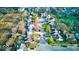 Neighborhood aerial showcasing well-maintained homes and green spaces in a Gathering-friendly community at 628 Southridge Ct, Westfield, IN 46074