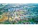 Expansive aerial view of a residential neighborhood offering diverse housing options and community amenities at 628 Southridge Ct, Westfield, IN 46074