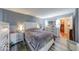 Comfortable bedroom with stylish furnishings, soft lighting, and modern decor at 628 Southridge Ct, Westfield, IN 46074