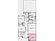 Upstairs floor plan featuring four bedrooms, including the primary suite with a walk-in closet at 9184 Anthem Ave, Plainfield, IN 46168