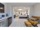 The primary suite features a wet bar and spacious sitting room that provides a great place to relax at 9184 Anthem Ave, Plainfield, IN 46168