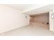 Basement featuring carpet flooring and neutral walls at 10580 Saddlestone Dr, Fishers, IN 46040