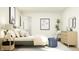 Inviting bedroom featuring a comfortable bed, natural light, and a minimalist design for a serene atmosphere at 15371 Alperton Rd, Fishers, IN 46037
