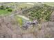 An aerial view showing the home and property at 222 Stony Ln, Noblesville, IN 46060
