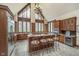 Contemporary kitchen with a central island, stainless appliances, and custom cabinetry for the ultimate cooking experience at 222 Stony Ln, Noblesville, IN 46060