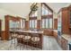 Modern kitchen with a granite island, stainless steel appliances, and custom cabinetry, offering both style and functionality at 222 Stony Ln, Noblesville, IN 46060