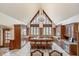 Gourmet kitchen featuring a center island, stainless steel appliances, and custom cabinetry, great for cooking at 222 Stony Ln, Noblesville, IN 46060
