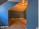 Attic bedroom features sloped ceilings and hardwood floors at 2275 N 250 E, Lebanon, IN 46052