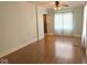 Spacious living room with hardwood floors and neutral paint, creating a warm and inviting atmosphere at 2275 N 250 E, Lebanon, IN 46052
