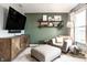 Cozy sitting area with stylish furniture, accent wall with decor, and natural light at 3164 Kent Dr, Brownsburg, IN 46112