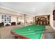 Entertaining basement featuring a wet bar, billiards table, and ample seating, perfect for hosting gatherings at 3989 Birkdale Dr, Carmel, IN 46033