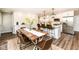 Bright eat-in kitchen with modern finishes and a spacious dining area at 4625 Berkshire Ln, Indianapolis, IN 46226