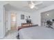 Cozy bedroom with connecting rooms is perfect for relaxation or productivity, with easy access to adjacent spaces at 519 Southwind, Brownsburg, IN 46112