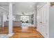 Bright and airy living room with hardwood floors and a cozy fireplace at 519 Southwind, Brownsburg, IN 46112