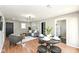 Inviting living room featuring modern decor and hardwood floors at 5849 Brouse Ave, Indianapolis, IN 46220