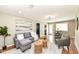 Open living area provides a warm and inviting ambiance at 5849 Brouse Ave, Indianapolis, IN 46220