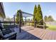 Spacious backyard deck with a pergola for entertaining and relaxing at 6036 Maple Forge Cir, Indianapolis, IN 46254