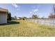 Spacious fenced backyard with shed and ample room for outdoor activities and entertaining at 6036 Maple Forge Cir, Indianapolis, IN 46254