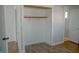 Walk-in closet with built-in shelving and ample storage space at 6315 S Keystone Ave, Indianapolis, IN 46227