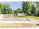 Fenced backyard featuring a swimming pool, perfect for outdoor enjoyment and relaxation at 7372 Deerfield Dr, Greenfield, IN 46140