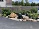 Backyard garden featuring raised garden beds, compost bins and gravel at 8146 W 875 S, Pendleton, IN 46064