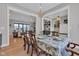 Expansive dining room adjacent to the living area, creating an open and inviting space for entertaining at 8146 W 875 S, Pendleton, IN 46064