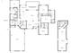 Detailed floor plan showing the layout of the home with dimensions for each room at 8146 W 875 S, Pendleton, IN 46064