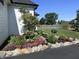 Professionally landscaped garden with colorful flowers and a well-maintained lawn at 8146 W 875 S, Pendleton, IN 46064