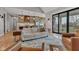 Bright living room with sliding glass doors and a view of the outdoor area at 8146 W 875 S, Pendleton, IN 46064