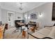 Stylish home office featuring tray ceiling, grand piano, eclectic decor, and neutral color palette at 8146 W 875 S, Pendleton, IN 46064
