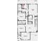 Second floor plan showcasing primary suite, bedrooms, baths and laundry area at 8711 Hollander Dr, Camby, IN 46113