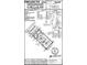 Detailed plot plan showcases the lot dimensions, house location, and property layout for this homesite at 8711 Hollander Dr, Camby, IN 46113