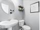 Bathroom with a vessel sink and a modern toilet at 10155 Pepper Tree Ln, Noblesville, IN 46060