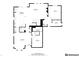 Floor plan displaying the first floor with a kitchen/dining area, living room, office, and bedroom at 10155 Pepper Tree Ln, Noblesville, IN 46060