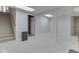 A finished basement featuring carpet, with a staircase and multiple rooms at 10343 Waveland Cir, Fishers, IN 46038