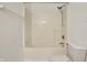 Bathroom featuring a clean and bright shower-tub combo and toilet at 1086 Meadowview Ct, Franklin, IN 46131