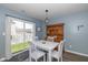 Bright eat-in kitchen with access to fenced in backyard at 10946 Snowdrop Way, Indianapolis, IN 46235