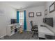 Bright home office with large window and functional workspace at 10946 Snowdrop Way, Indianapolis, IN 46235