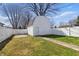 The property includes a spacious fenced backyard and a storage shed at 1135 E Southern Ave, Indianapolis, IN 46203