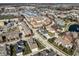 Aerial view of a community with a mix of housing styles and green spaces at 12895 Grenville St, Carmel, IN 46032