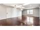 Spacious bonus room featuring stylish lighting, skylights and polished floors at 12895 Grenville St, Carmel, IN 46032