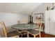 Cozy dining area featuring a round marble table and natural light at 12895 Grenville St, Carmel, IN 46032