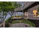 Exterior shot of backyard with lawn, seating area and views of the lake at 1326 White Water Ct, Cicero, IN 46034