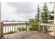 Large wooden deck overlooking a lake at 1326 White Water Ct, Cicero, IN 46034