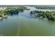 Expansive lake view showcasing waterfront properties and lush greenery at 1326 White Water Ct, Cicero, IN 46034