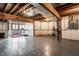 Unfinished basement with exposed beams and utilities at 1326 White Water Ct, Cicero, IN 46034